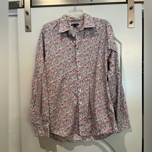 GAP bright and Busy floral print Button-Up Shirt. Great colors!